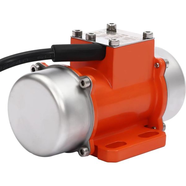 Motore Vibrante Motore A Vibrazione - HY-M0.4 - Senza Spazzole 12 V Cc - Potenza 40 W - Numero Di Giri 4000 Giri/Min - Regolatore Di Velocità - Argento-image