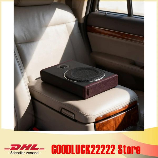 Subwoofer Per Auto - Subwoofer Attivo Da 20 Cm Da Installare Sotto Il Sedile - Design Sottile E Piatto - Amplificatore Integrato - Bassi Potenti - Compatto-image
