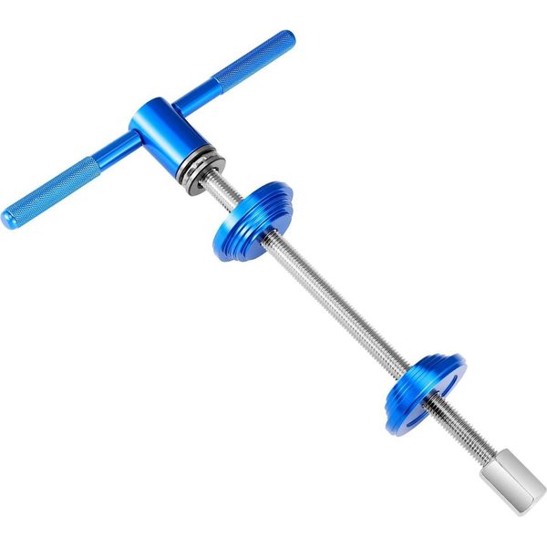 Pressa Per Cuscinetti Bicicletta - Utensile Di Pressatura Per Movimento Centrale E Serie Sterzo - Lega Di Alluminio - Acciaio Inossidabile - Pressfit Bb - Blu-image