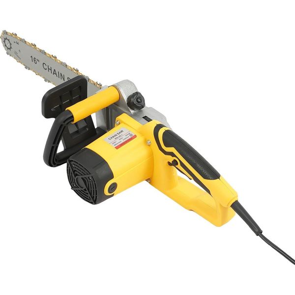Motosega Elettrica - 405-7 - Lama Da 40,6 Cm - 2 Kw 220 V - Leggera, Maneggevole - Motore Con Avvolgimento In Rame - Gialla-image
