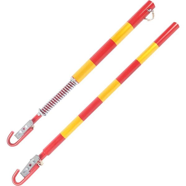 Barra Di Traino/Barra Di Traino - Per Autovetture E Suv Di Piccole Dimensioni - 175 Cm - Carico Di Traino 5 T - Acciaio Al Cromo-Vanadio - Smorzamento Traino Senza Scossoni - 8,7 Kg - Giallo-image