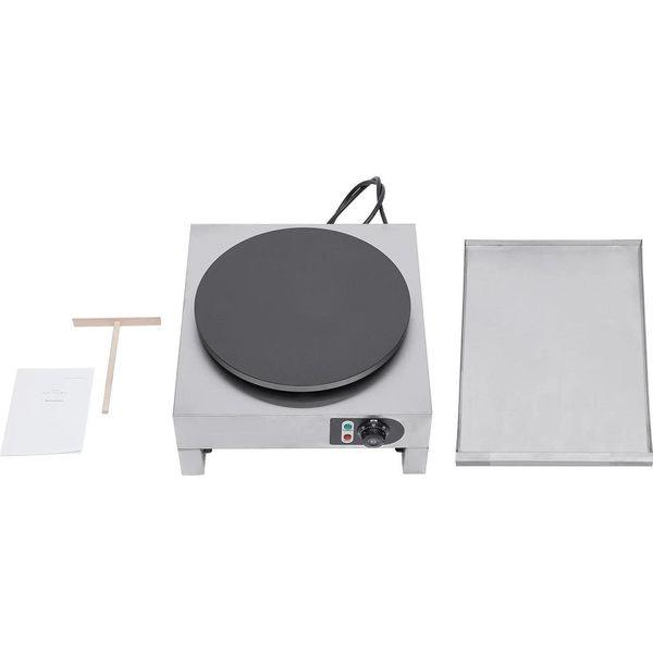 CrêPe Maker - Macchina Per CrêPes - Elettrica - 40 Cm - 3 Kw - 220 V - 50–300 °C - Ripiano Estraibile-image