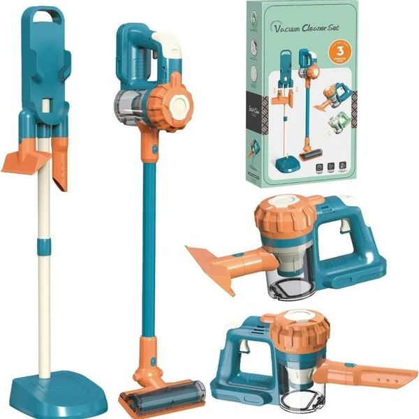 Aspirapolvere Giocattolo 3 In 1 - Aspirapolvere Per Bambini - Potenza Di Aspirazione Realistica - Per Giochi Di Ruolo - Età 3-6 Anni-image