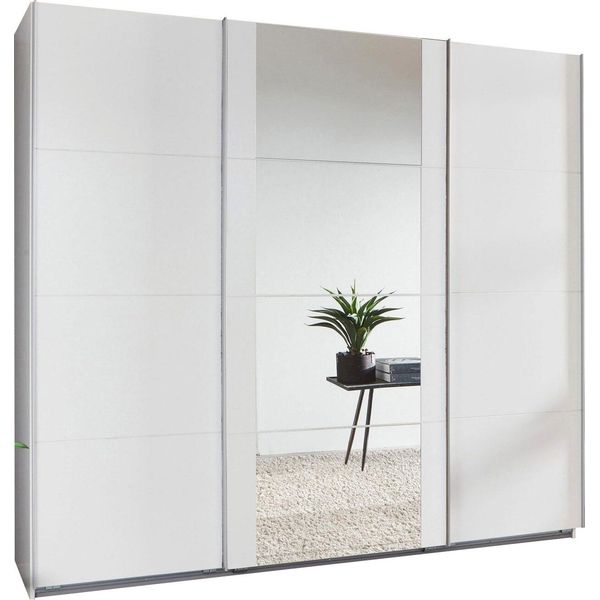 Armadio Ad Ante Scorrevoli Berna Armadio Design Selezionabile, Bianco, 270X64X210Cm-image