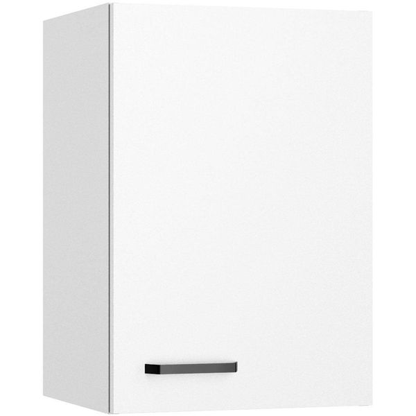 HäNgeschrank Optifit "Optimulti", Weiß, Weiß, B:40Cm H:57,6Cm T:34,6Cm, Holzwerkstoff, SchräNke, HäNgeschrank, Breite 40 Cm, Mit 1 TüR, 1 Einlegeboden-image