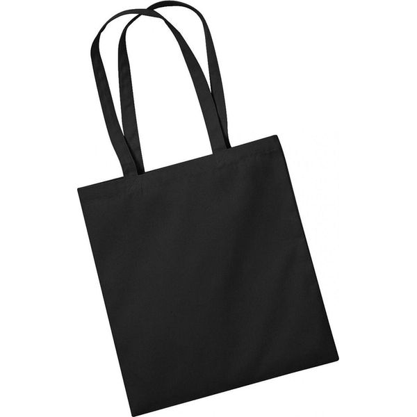 Westford Mill W801 | Earthaware Organic Bag For Life 38 X 42 Cm - Colore: Nero - Taglia: Unica-image