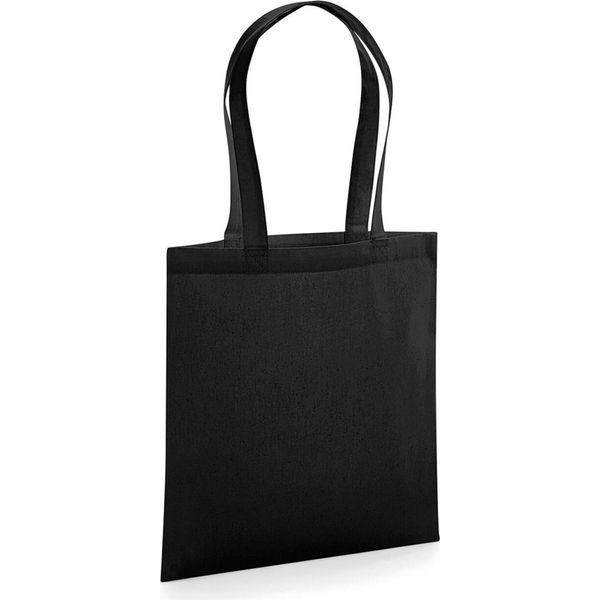 Westford Mill W261 | Tote In Cotone Organico Premium 38 X 42 Cm - Colore: Nero - Taglia: Unica-image