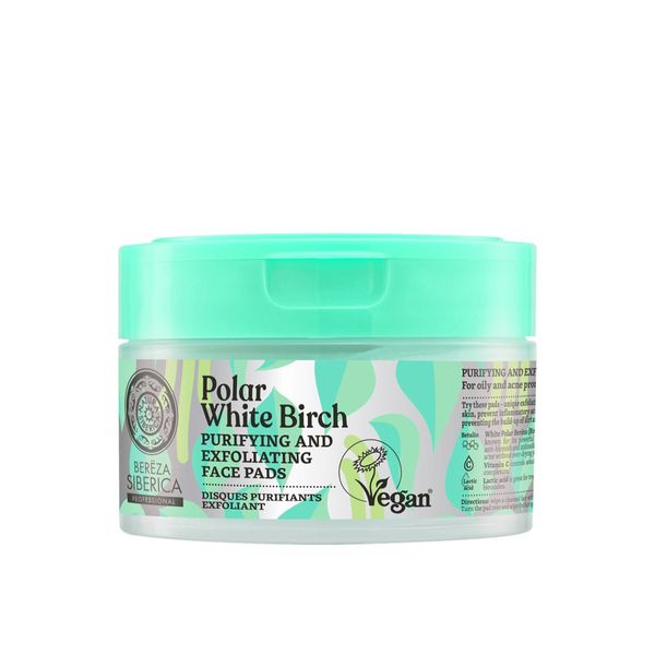 Natura Siberica Pads Purificanti Ed Esfolianti Per Il Viso 20 Unità-image
