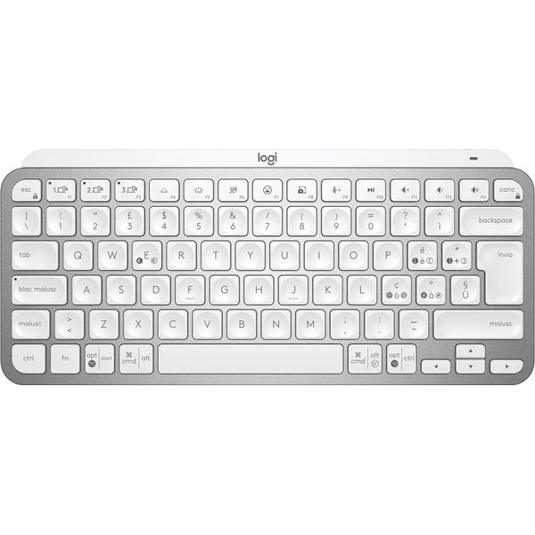 Logitech Mx Keys Mini Tastiera Rf Senza Fili + Bluetooth Qwerty Italiano Grigio-image