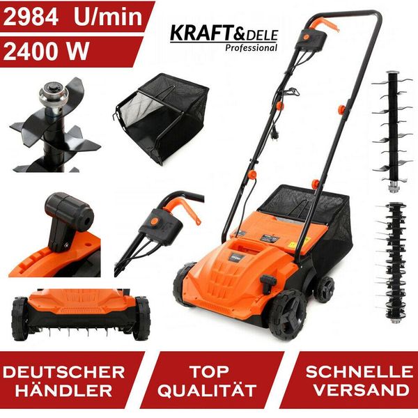 Kraft&Dele KD5190 Scarificatore Elettrico 3 In 1 2,4 Kw 32 Cm-image