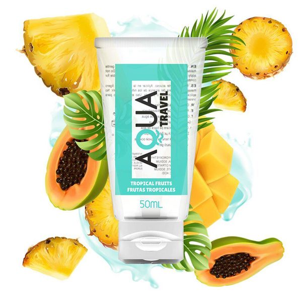 Aqua Travel Lubrificante A Base Acquosa Al Gusto Di Frutta Tropicale - 50 Ml-image