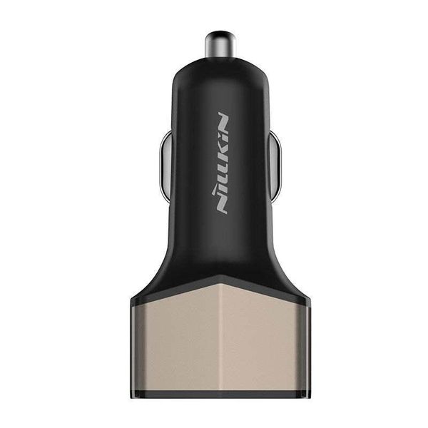 Caricatore Da Auto Nillkin Celerity - 2X USB-A + 1X USB-C, 32W (Oro)-image