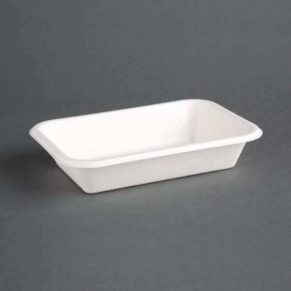 Fiesta Compostable Vaschette Per Pasti Compostabili In Bagassa 45,5Cl (50 Pezzi)-image