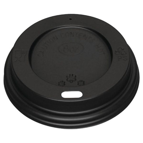 Coperchio Riciclabile Fiesta Per Tazza Per Bevande Calde Da 225 Ml, Nero-image