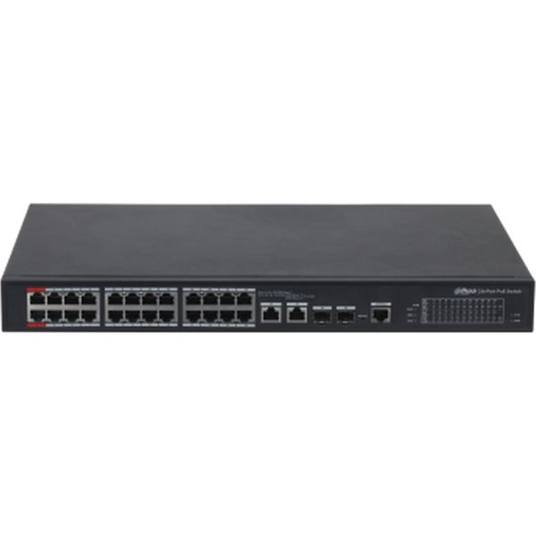 Dahua Technology Poe DH-PFS4226-24ET-360-V3 Switch Gestito L2 Gigabit Ethernet (10/100/1000) Power Over Ethernet (Poe) Nero-image