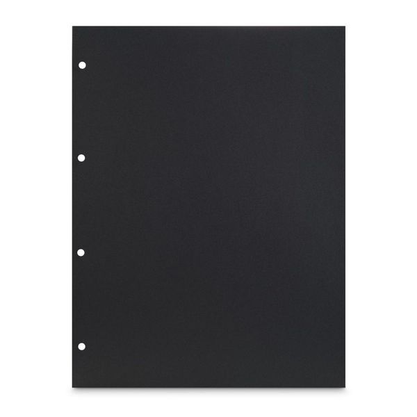 Cartoncino Fotografico Hama, 23,3 X 31 Cm, Perforato, 25 Fogli, Nero (00007553)-image