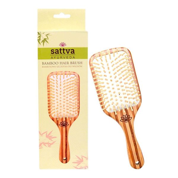 Spazzola Per Capelli In Bambù - Sattva-image