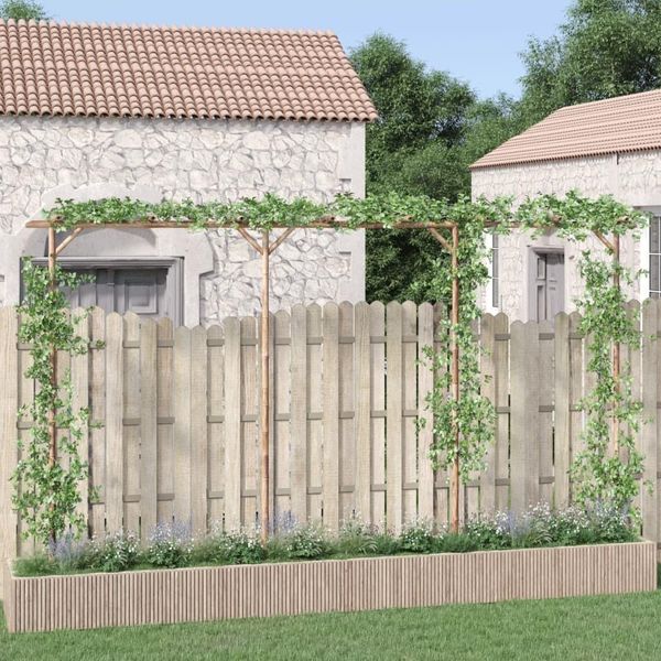 The Living Store Pergola Bambus 385X40X205 Cm-image