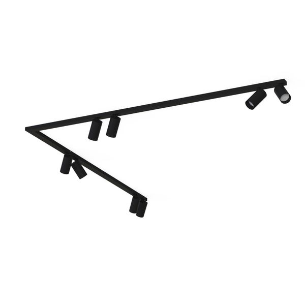 Lampada Da Parete E Soffitto A Led Nowodvorski Mono Corner 7721 Acciaio, Nero-image