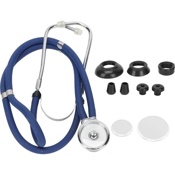 Stetoscopio Professionale A Doppia Testa Acustica Stetoscopio Per Il Monitoraggio Cardiaco Stetoscopio Medico-image