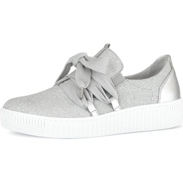 Gabor 63.333 Scarpe Da Donna - Scarpe Sportive Slip-On - Scarpe Per Il Tempo Libero Argento Nuovo-image