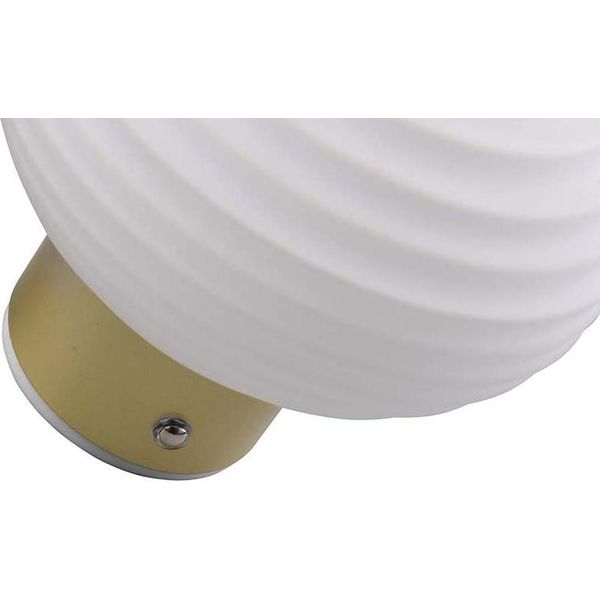 Applique Led, Metallo, Touch, Dimmerabile, Batteria Ricaricabile, H 15,5 Cm-image