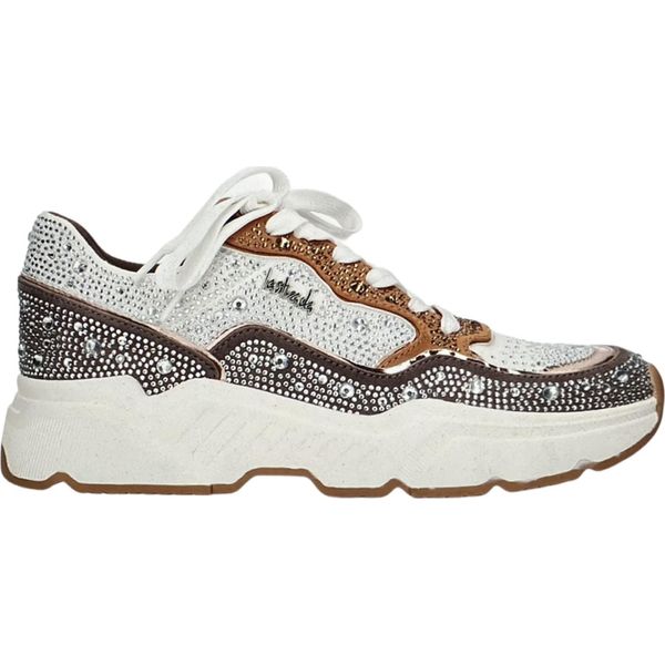 Scarpa Sportiva Da Donna La Strada Con Lacci In Marrone, Misura 38-image
