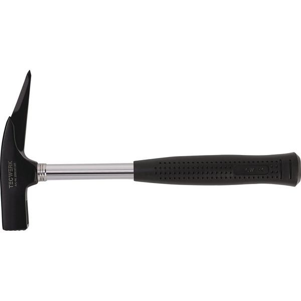 Martello Da Tornio Din 7239 Peso Testa 600 G Con Magnete Acciaio Tubolare Irruvidito Verniciato Nero-image