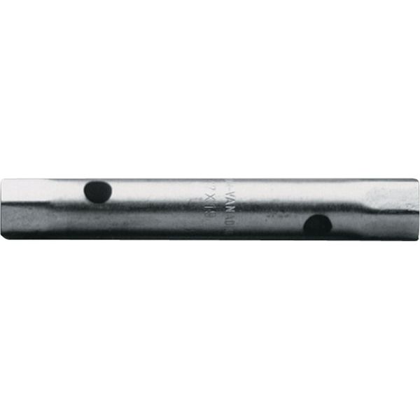 Chiave A Bussola Per Tubi Larghezza Trasversale 17 X 19 Mm Lunghezza 160 Mm Foro Ø 12,5 Mm Cromato-image