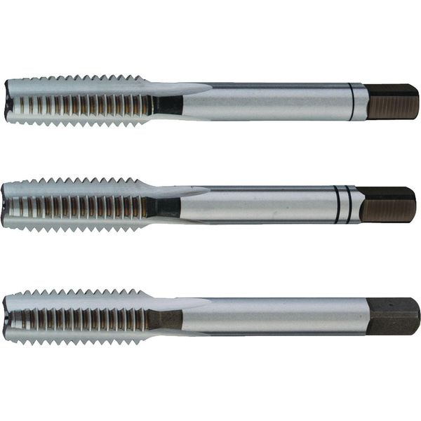 Set Di Maschi Manuali Din 352 M6 X1 Mm Hss ISO2 (6H) 3 Pezzi-image