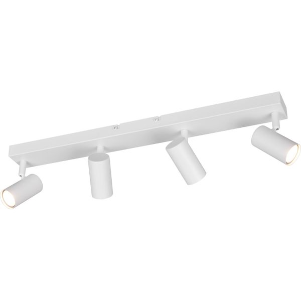 Lampada Reality Spot Da Soffitto Taryn A 4 Luci Lxp 62X13,50X6 Cm Bianco Faretto-image