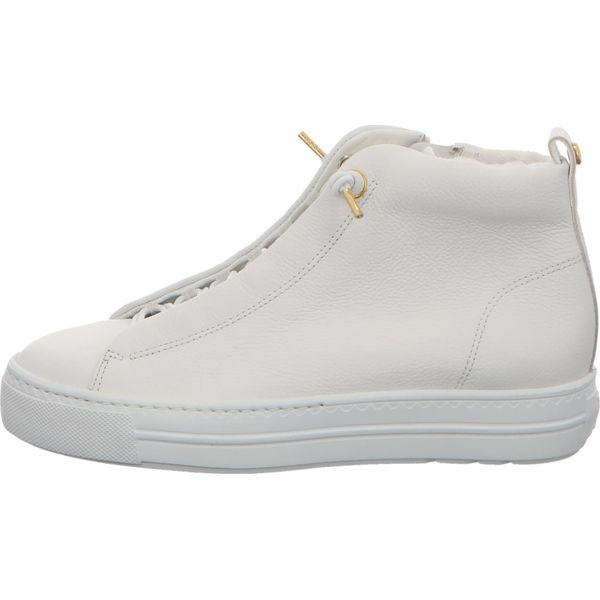 Paul Green Scarpe Da Ginnastica Alte Da Donna Misura 38,5 Bianco-image