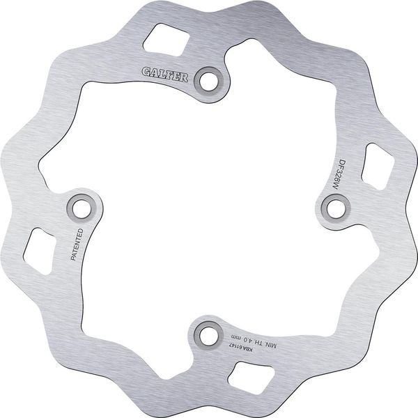 Disco Freno Galfer DF328W Wave® Rigido Posteriore 240X4Mm Per Suzuki Dr Se Seu R Rs Dakar Xf Freewind 650 Ccm Anno 1996 - 2014-image