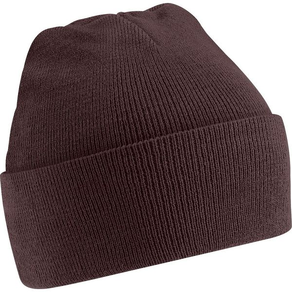 Cappello / Berretto Unisex In Maglia Beechfield, Extra Morbido RW210 (Taglia Unica) (Cioccolato)-image