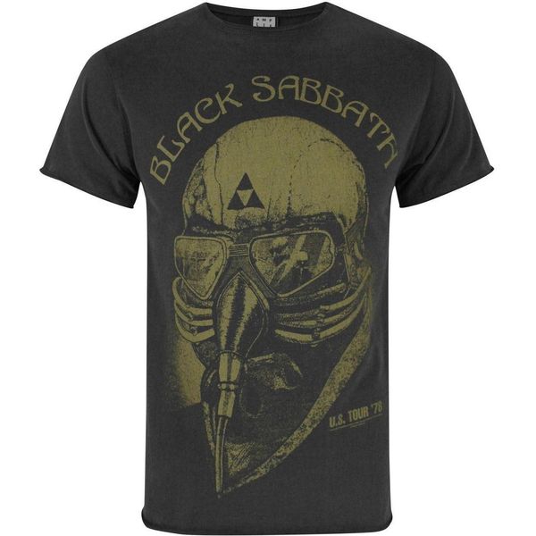 Amplified Offizielles Herren Black Sabbath 1978 Us Tour T-Shirt NS4820 (S) (Anthrazit)-image