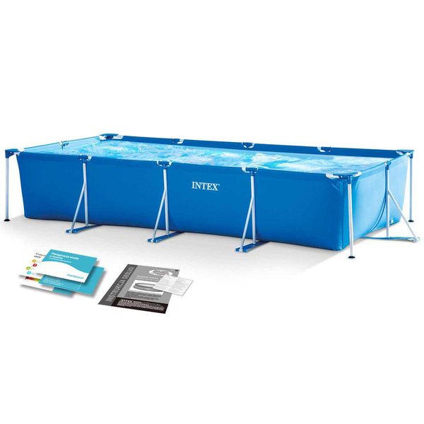 Intex Rectangular Frame Pool - Piscina Fuori Terra - 450 X 220 X 84 Cm-image