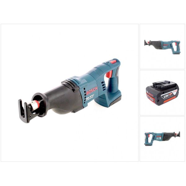 Bosch Gsa 18 V-Li Professional Sega Universale A Batteria + 1X Batteria Gba 5,0 Ah - Senza Valigetta, Senza Caricabatterie-image