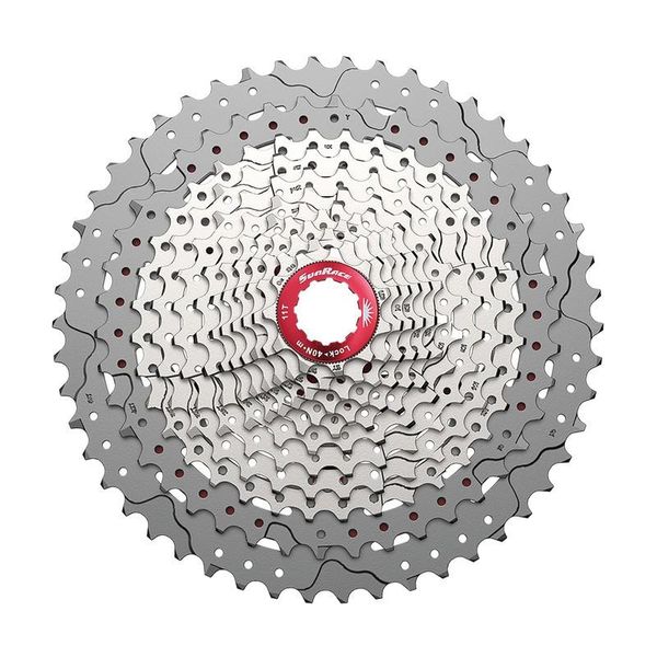 Cassetta Pignoni Sunrace CSMX80 A 11 Velocità, 11-50 Denti, Metallizzata-image
