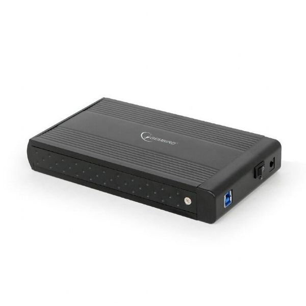 Gembird EE3-U3S-3 Storage Drive Enclosure Hdd Enclosure Black 3.5-image