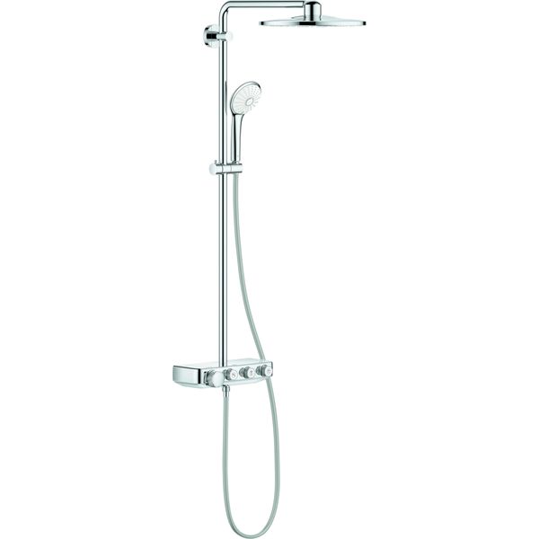 Grohe Euphoria Smartcontrol System 310 Duo, SystèMe De Douche Avec Mitigeur Thermostatique, Mural, Chromé, 26507000, 26507000-image