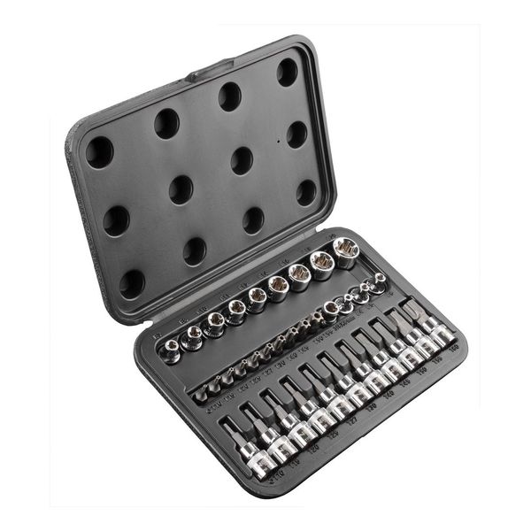 Neo Tools Bit Torx 3/8", Set Di 34 Pezzi."-image