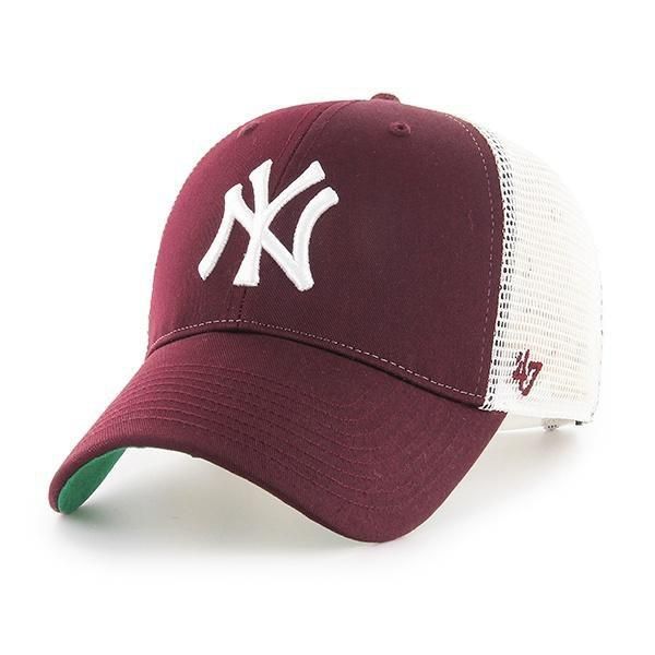 47 Brand Snapback Cap - Branson New York Yankees Maroon-image