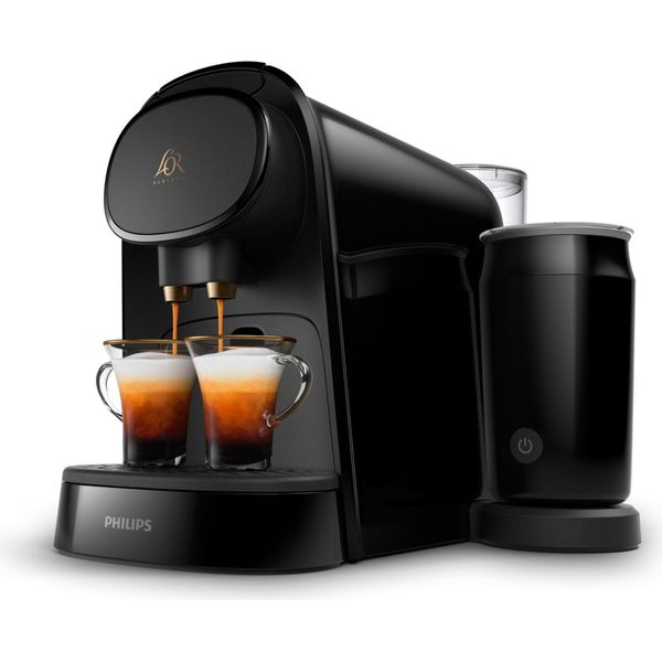 Philips L'or Barista Con Caffè A Capsule, Quantità Di Caffè Regolabile, 2 Tazze Alla Volta, Nero (LM8014/60)-image