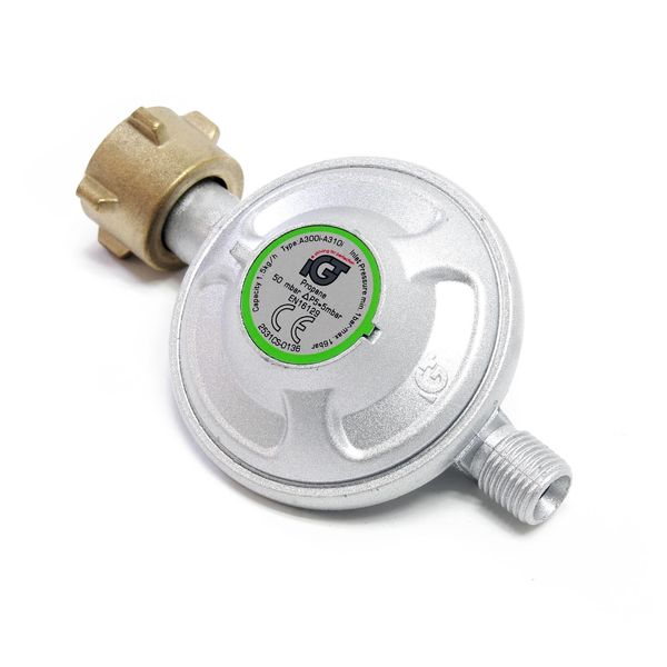 Regolatore Di Pressione Wiltec A 50Mbar, Regola 1,5Kg/H, Per Bombole Di Gas Con Regolatore Di Pressione 21,8X1,14L Regolatore Di Gas Regolatore Di Pressione Gas-image
