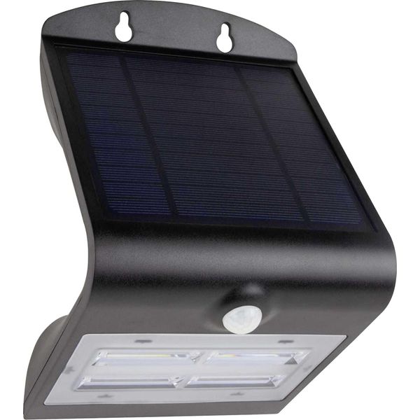 Farfalla Led Solare Rev Con Rilevatore Di Movimento 3,2W Nero-image