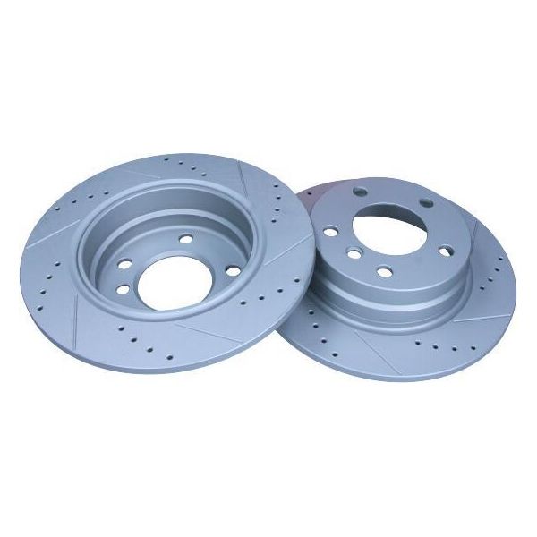 Disco Freno Maxgear. Bmw T. E36 90-/E46 Forato E Scanalato, Con Rivestimento Anticorrosione-image