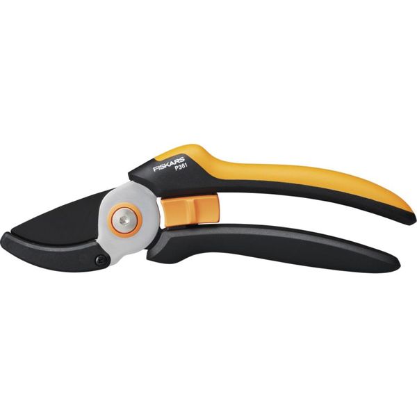 Fiskars Solid L P361 Forbici Da Potatura Anvil Black, Orange-image