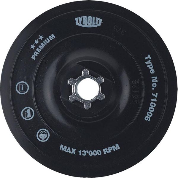 Tyrolit Accessori Per Dischi In Velcro Tfc M14 125 Mm Argento Argento Taglia Unica-image