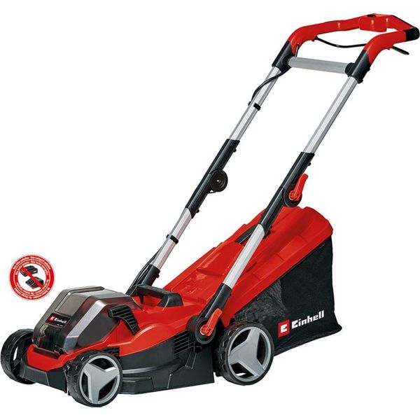 Batteria Einhell GE-CM 36/34-1 Li-Solo Per Tosaerba Walk Behind Nero, Rosso-image