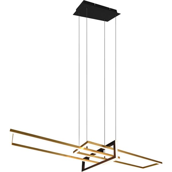 Lampada A Sospensione Led Salinas Oro Trio 320310308-image